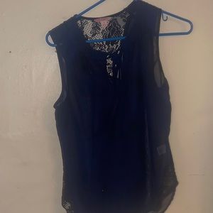 Sheer women’s tank top, candy, brand size small